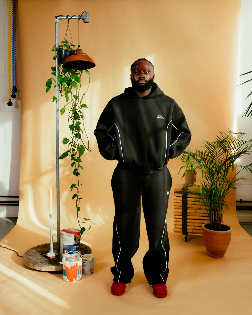 Black Tracksuit Bottoms