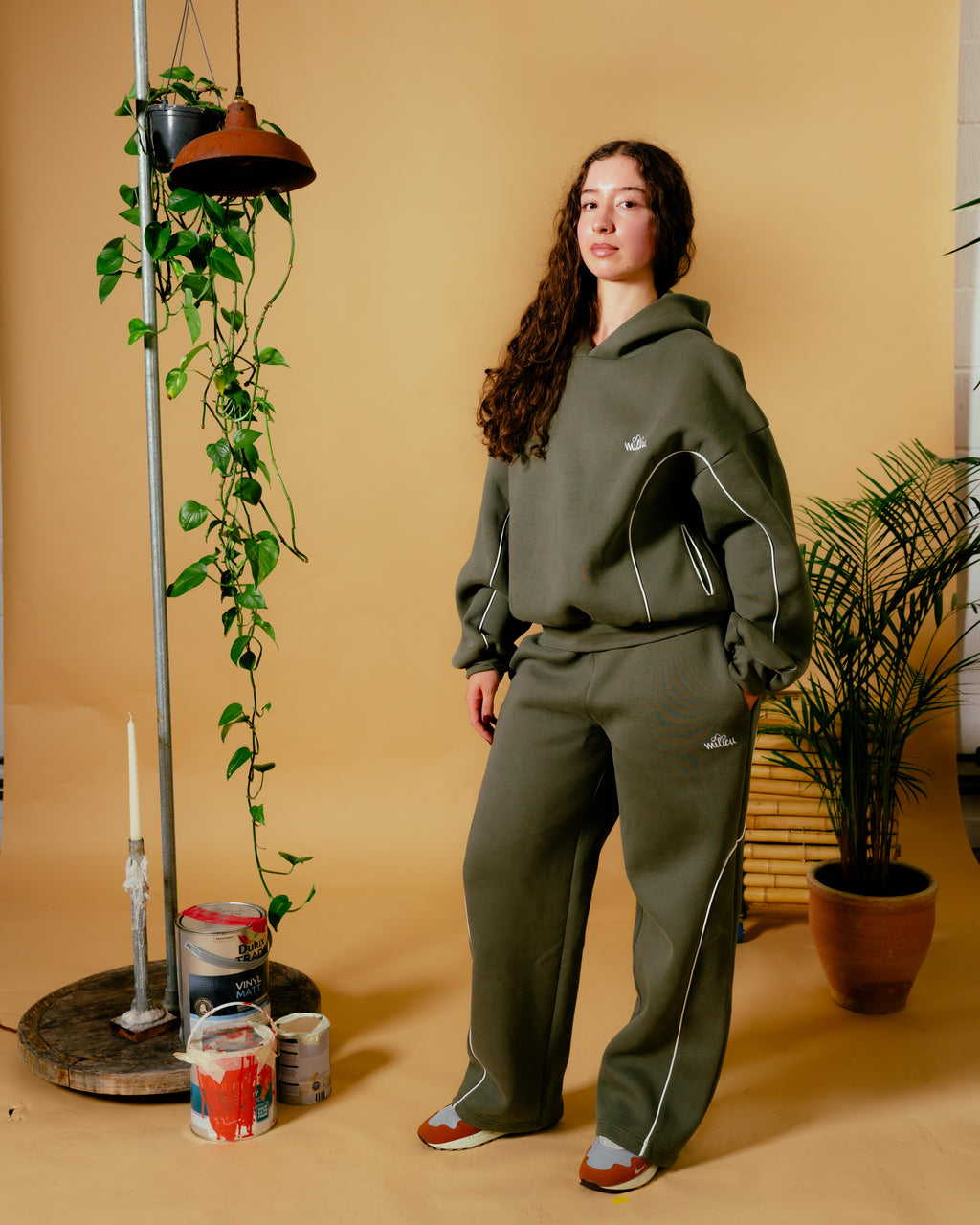 Green Tracksuit Bottoms