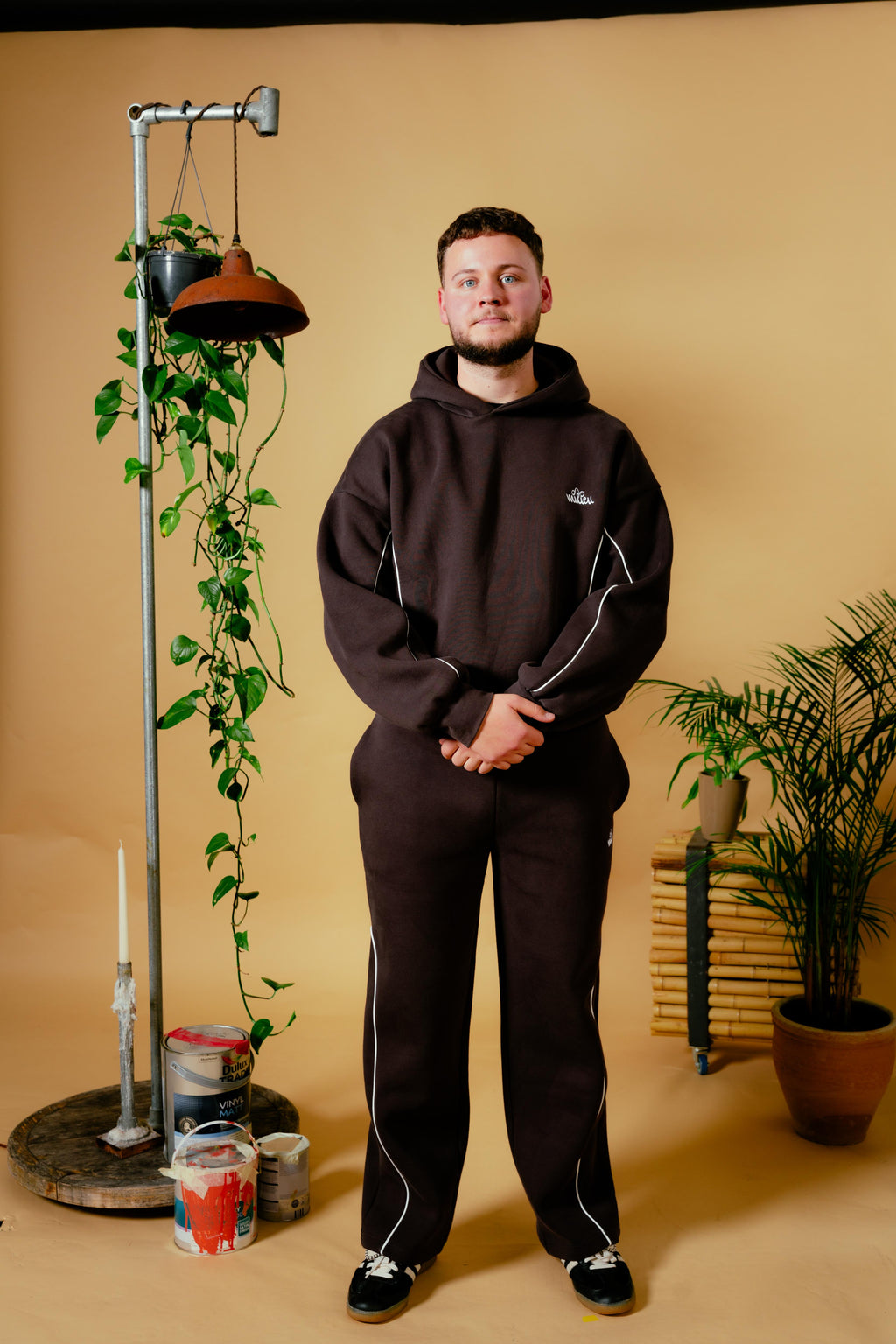 Brown Tracksuit Hoodie