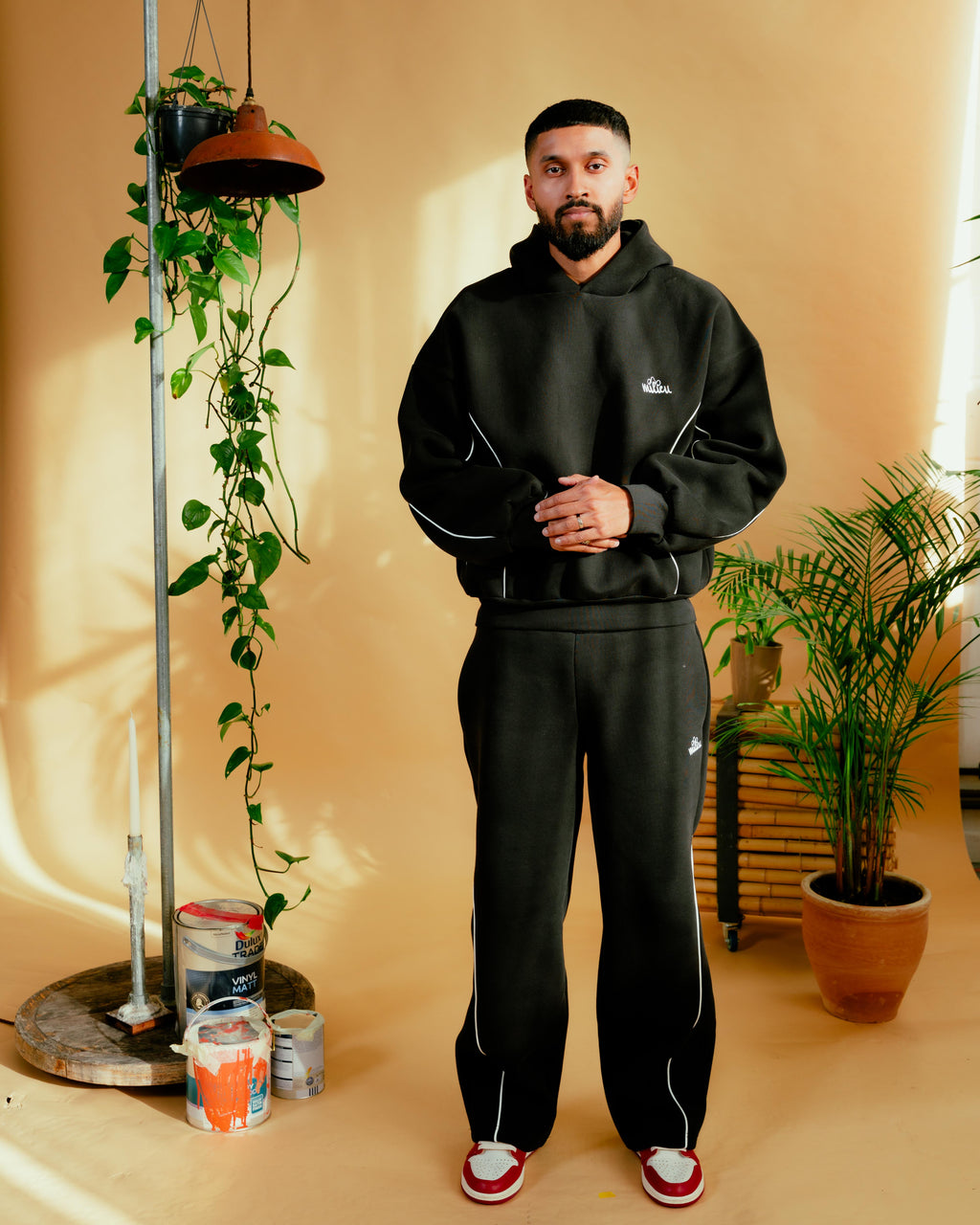 Black Tracksuit Bottoms