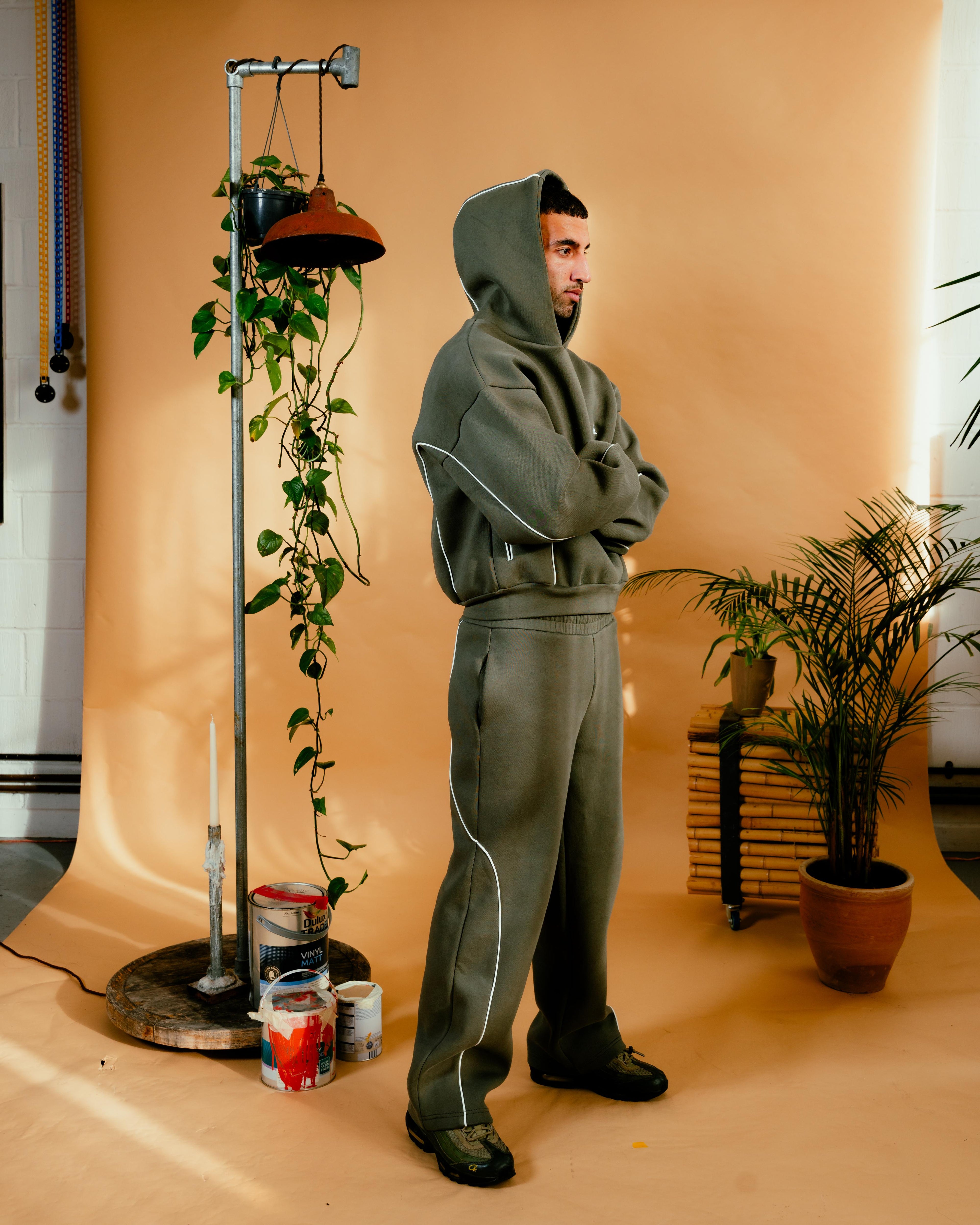 Green Tracksuit Bottoms